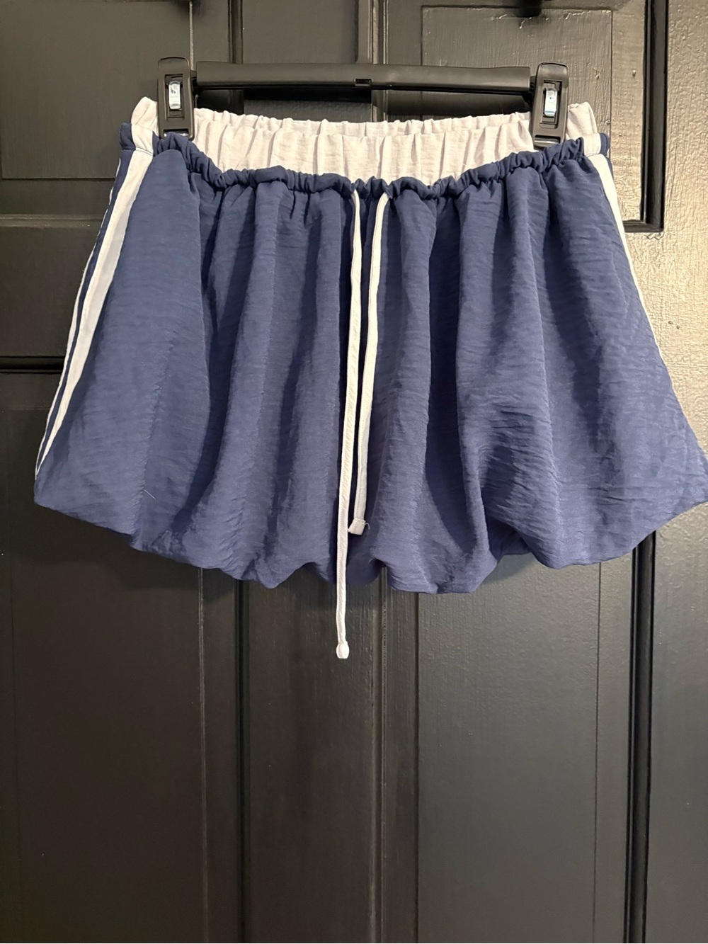 Blue bubble skort